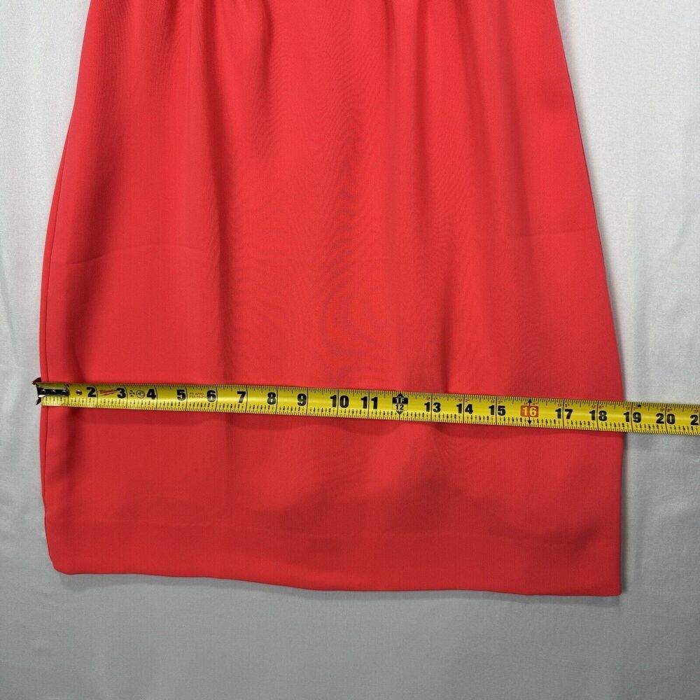 J.Crew Pink Sleeveless Dress Size 0 Round Neck Sheath Fitted Elastic Cinch Waist - Picture 10 of 12